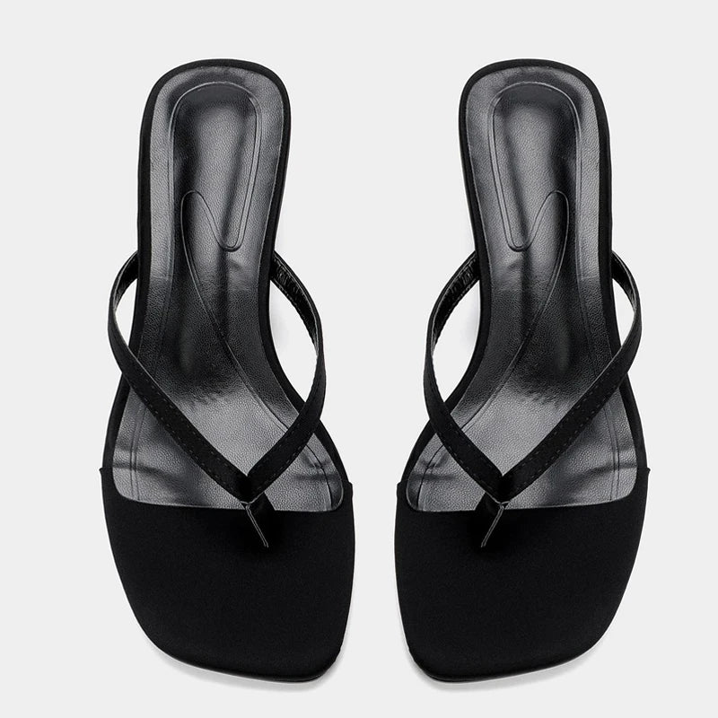 Rowan Square-Toe Mule Sandal