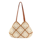 Francesca Handwoven Rope Shoulder Bag
