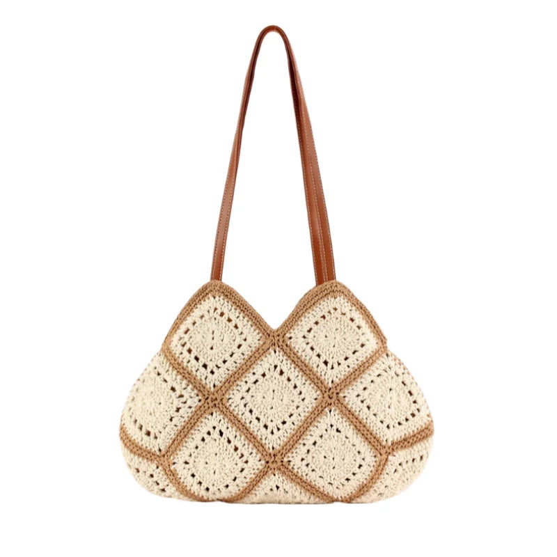 Francesca Handwoven Rope Shoulder Bag