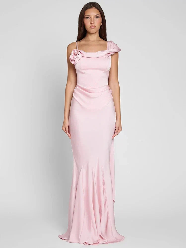 Cape-Sleeve Gown – Isolde