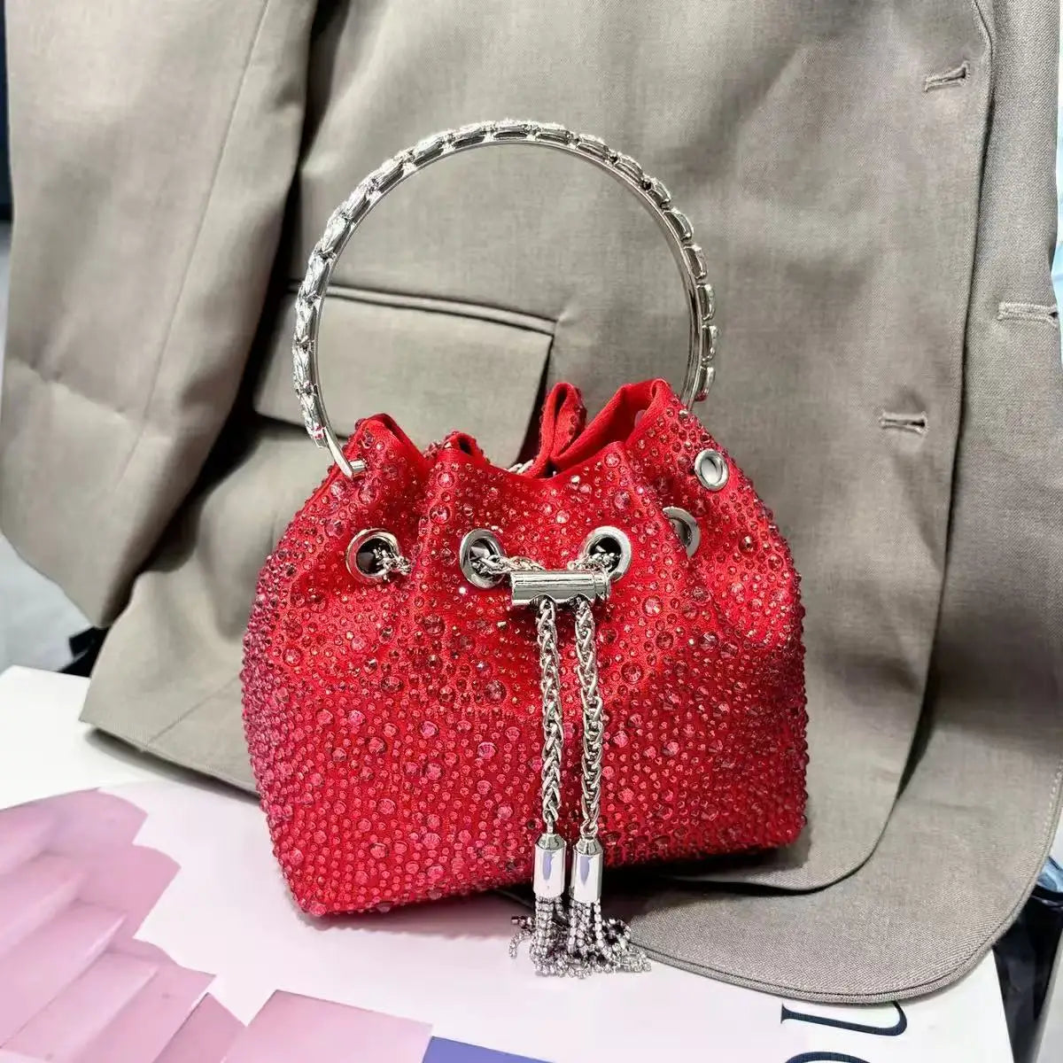 Rhinestone Clutch – Mara