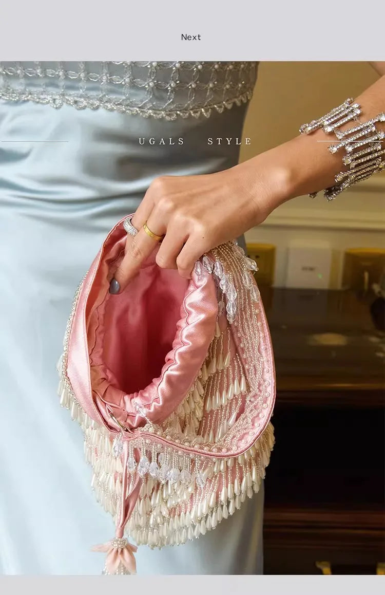 Pearl Tassel Hobo Bag – Lira