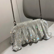 Rhinestone Fold Clutch – Maya