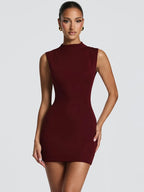 Perrine Corset-Waist Bodycon Mini Dress