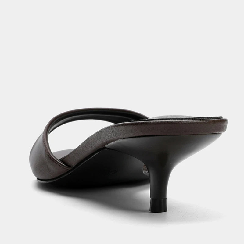 Josephine Leather Mule Sandal