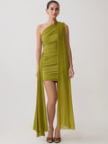 Pandora One-Shoulder Backless Mini Dress