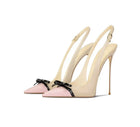 Bow Pointed Stiletto – Greta