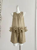 Honoré Ruffle Top & Shorts Set