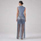 Raine Tassel Sleeveless Long Dress