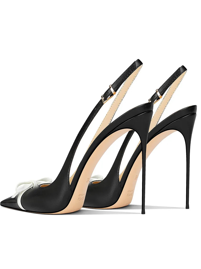 Bow Pointed Stiletto – Greta