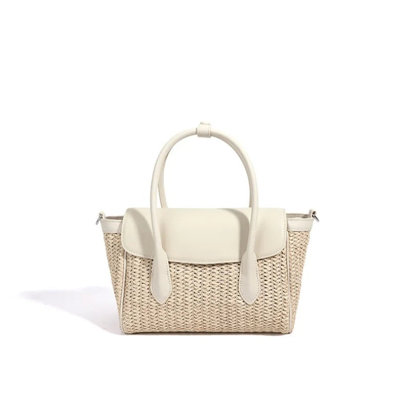 Everleigh Woven Leather Shoulder Bag