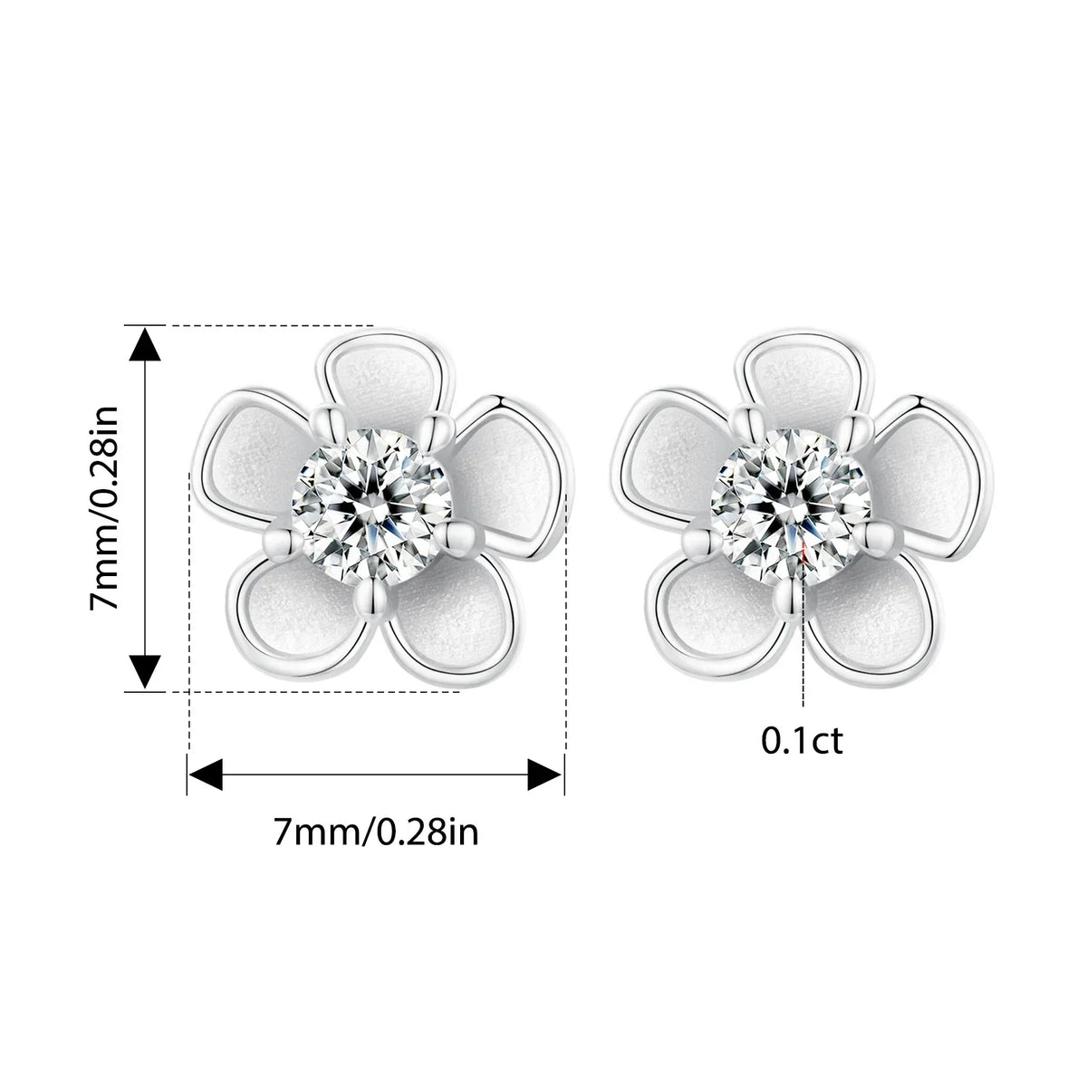 Moissanite Earring – Elia