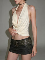 Blanche Backless Buckle Camisole