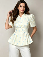 Briar Floral Peplum Blouse