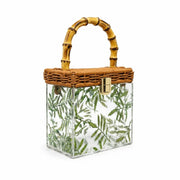 Rattan-Handle Box Bag – Wynn