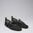 Eyelet-Strap Mesh Flat – Aiya