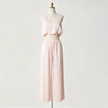 Juliet Satin Vest & Wide-Leg Pants Suit