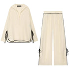 Lapel Blouse & Pant Set – Ivy