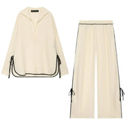 Lapel Blouse & Pant Set – Ivy