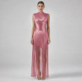 Raine Tassel Sleeveless Long Dress
