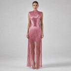 Raine Tassel Sleeveless Long Dress