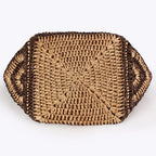 Fallon Striped Woven Beach Tote