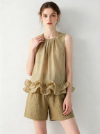 Honoré Ruffle Top & Shorts Set