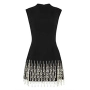 Pearl-Trim Mini Dress – Ilse