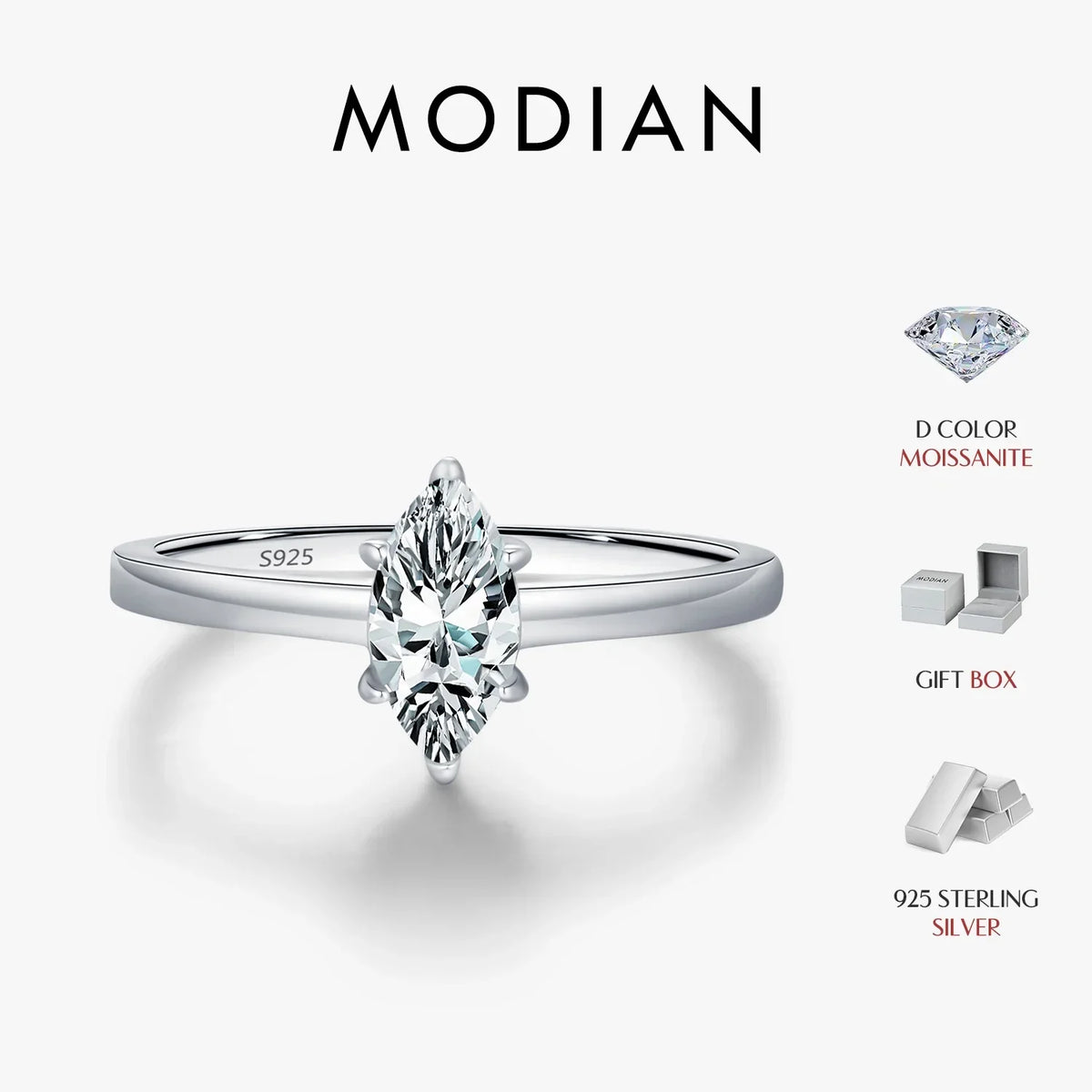 Marquise Moissanite – Kela