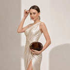 Estelle Oval Acrylic Clutch