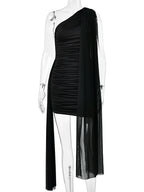 Pandora One-Shoulder Backless Mini Dress