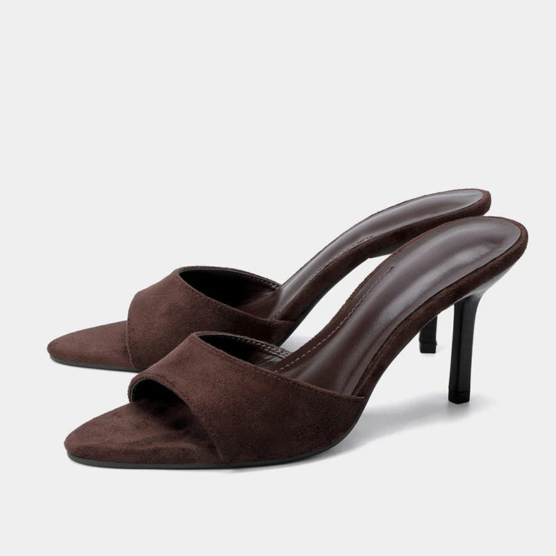 Amelie Suede Mule Slide