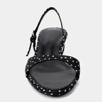Camille Satin Kitten-Heel Sandal