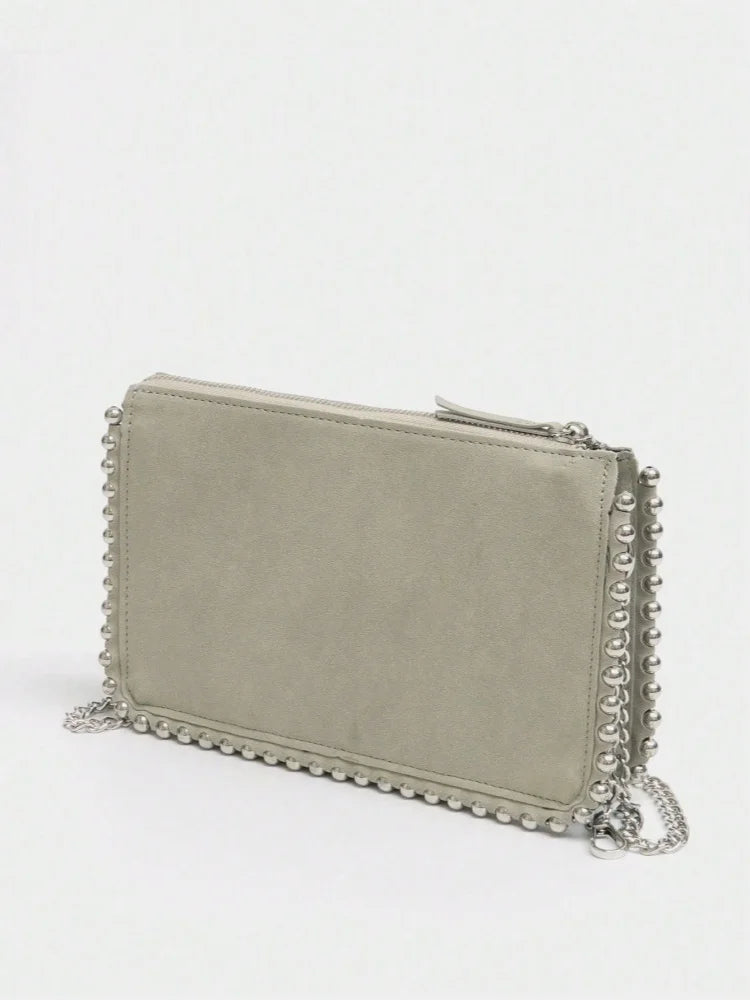 Elodie Rivet Chain Underarm Bag