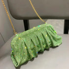 Rhinestone Fold Clutch – Maya