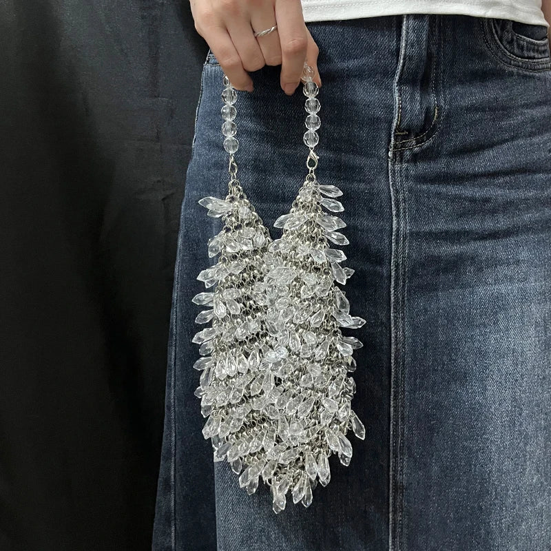 Rhinestone Bucket Bag – Kira