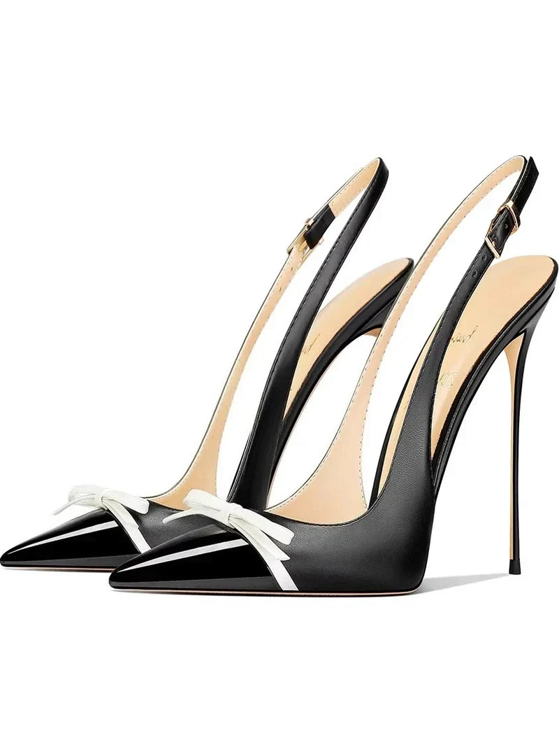 Bow Pointed Stiletto – Greta