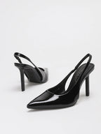 Clementine Patent Leather Stiletto Pump