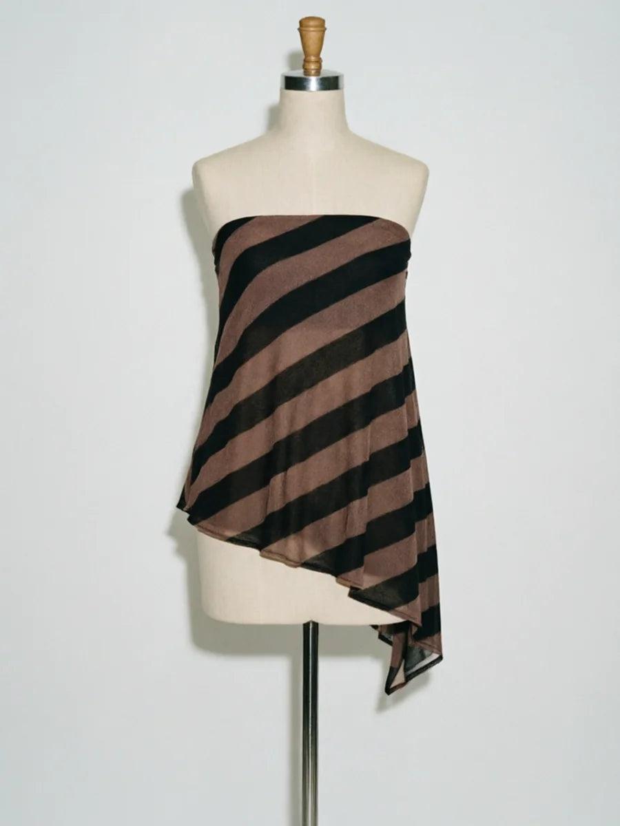 Hazelton Asymmetrical Top & Pants Set