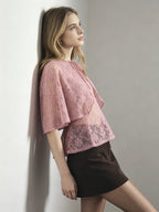 Blythe Lace Cardigan Top Set
