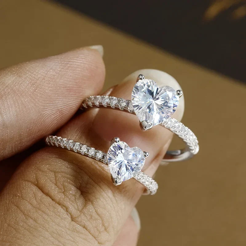 Heart Moissanite Ring – Jules