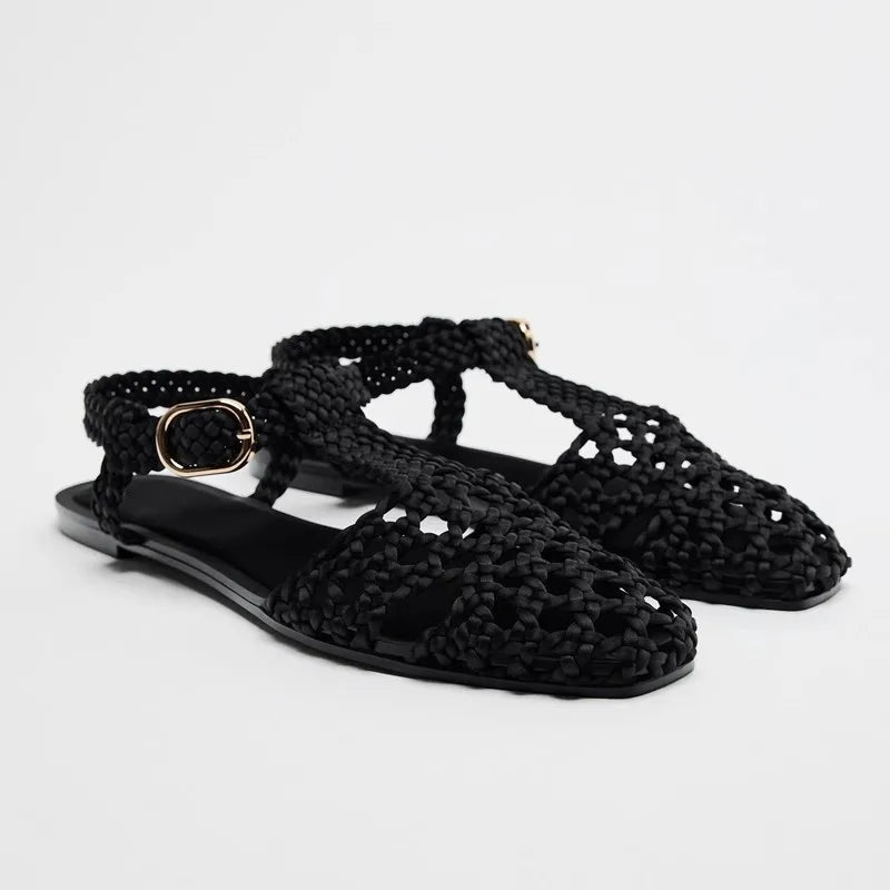 Woven Roman Sandal – Cara