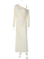 Paloma Off-Shoulder Batwing Maxi Dress