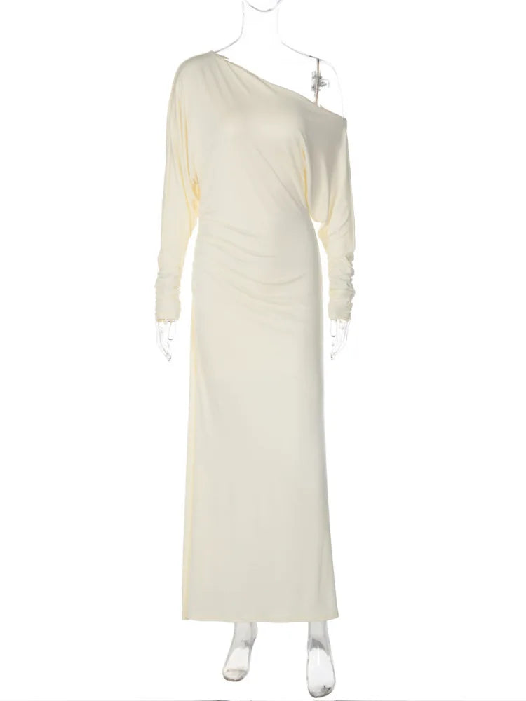 Paloma Off-Shoulder Batwing Maxi Dress