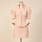 Isadora Tweed Peplum Skirt Suit