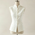 Clairemont Frog-Button Stand Collar Vest