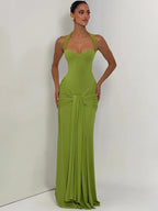 Pemberton Halter Backless Maxi Dress