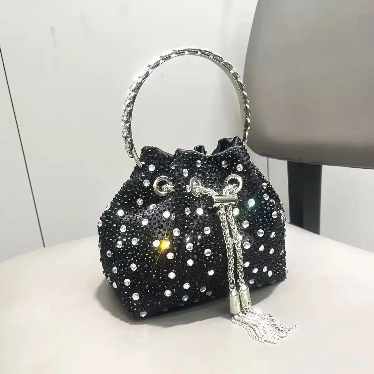 Rhinestone Clutch – Mara