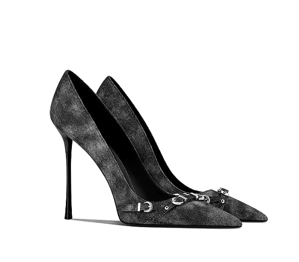 Metal-Buckle Pump – Fern