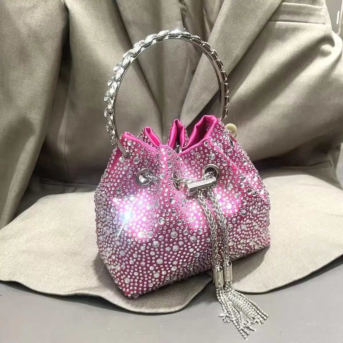 Rhinestone Clutch – Mara